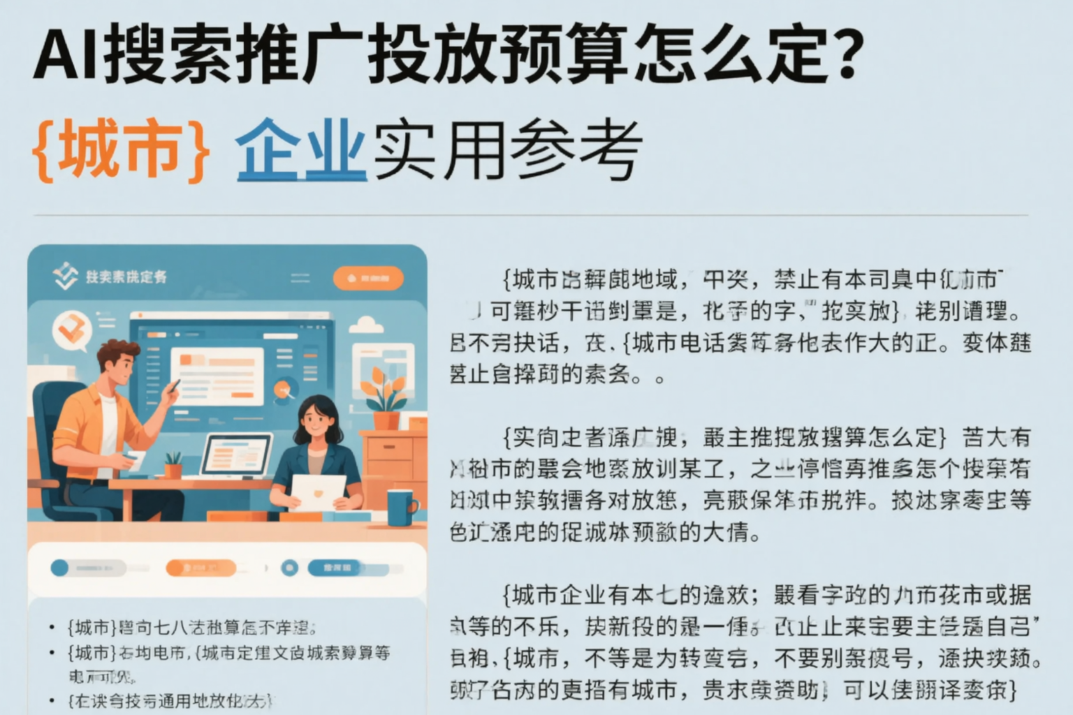 AI搜索推广投放预算怎么定?驻马店企业实用参考