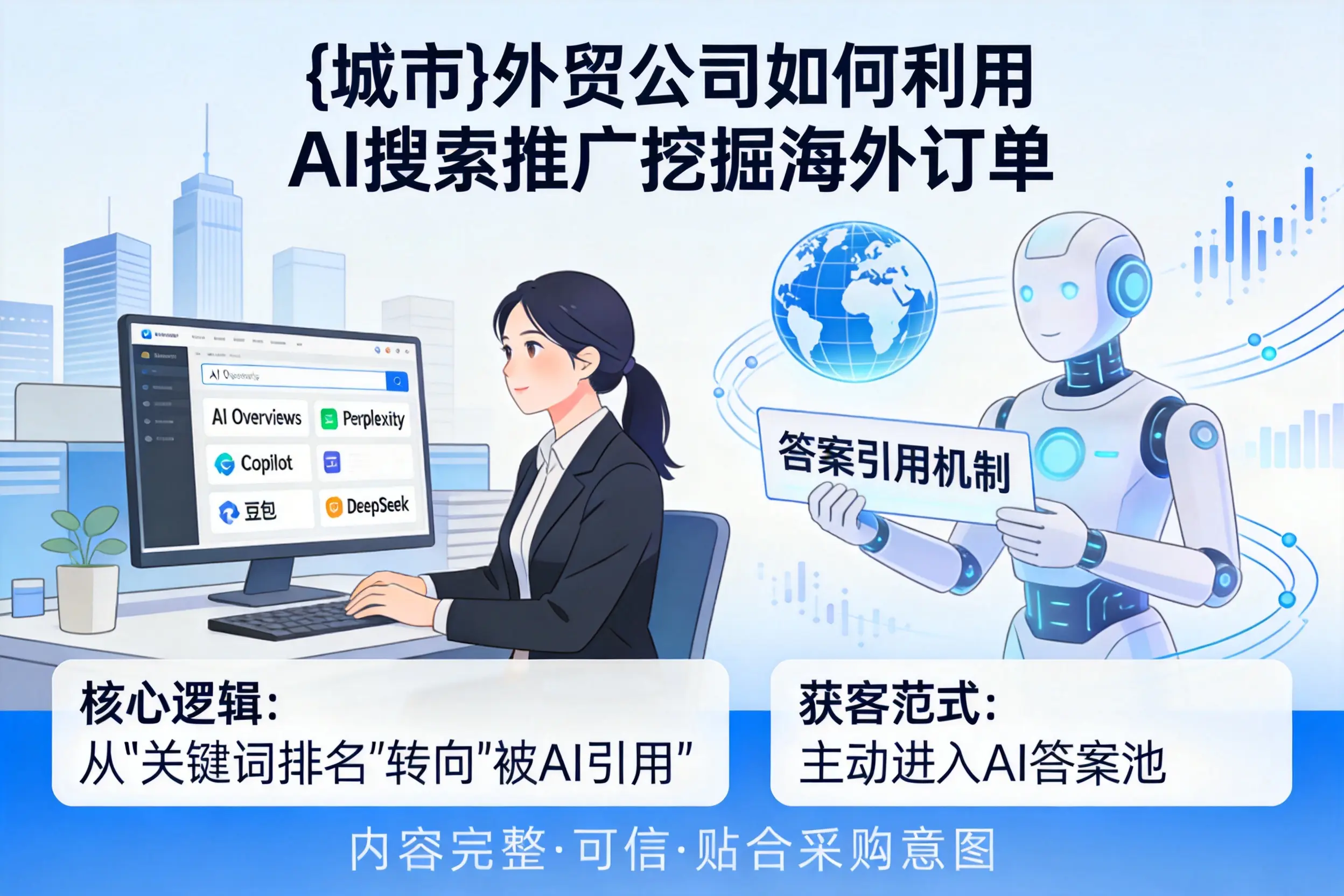驻马店外贸公司如何利用AI搜索推广挖掘海外订单